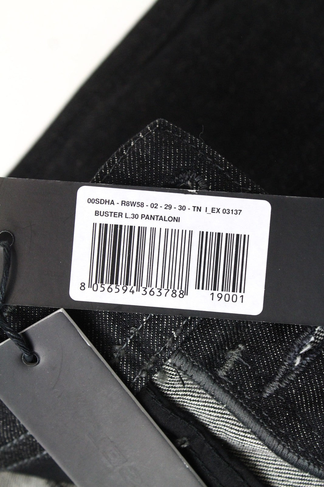 DIESEL Buster R8W58 Men's Jeans W29/L30 Grey Slim Tapered Cotton Stretch Denim