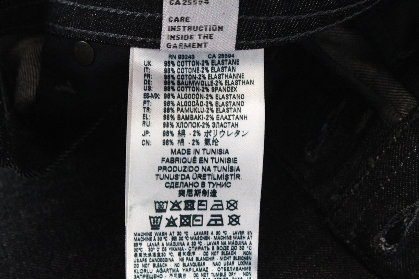 DIESEL Buster R8W58 Men's Jeans W29/L30 Grey Slim Tapered Cotton Stretch Denim