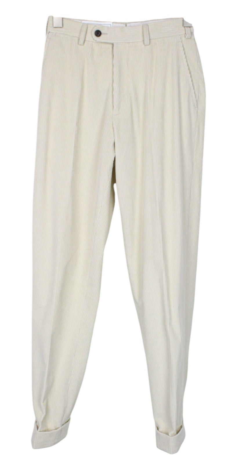 SUITSUPPLY La Spalla Men's Suit UK30R Beige Slim Cord Cotton Velvet 2Pc Design