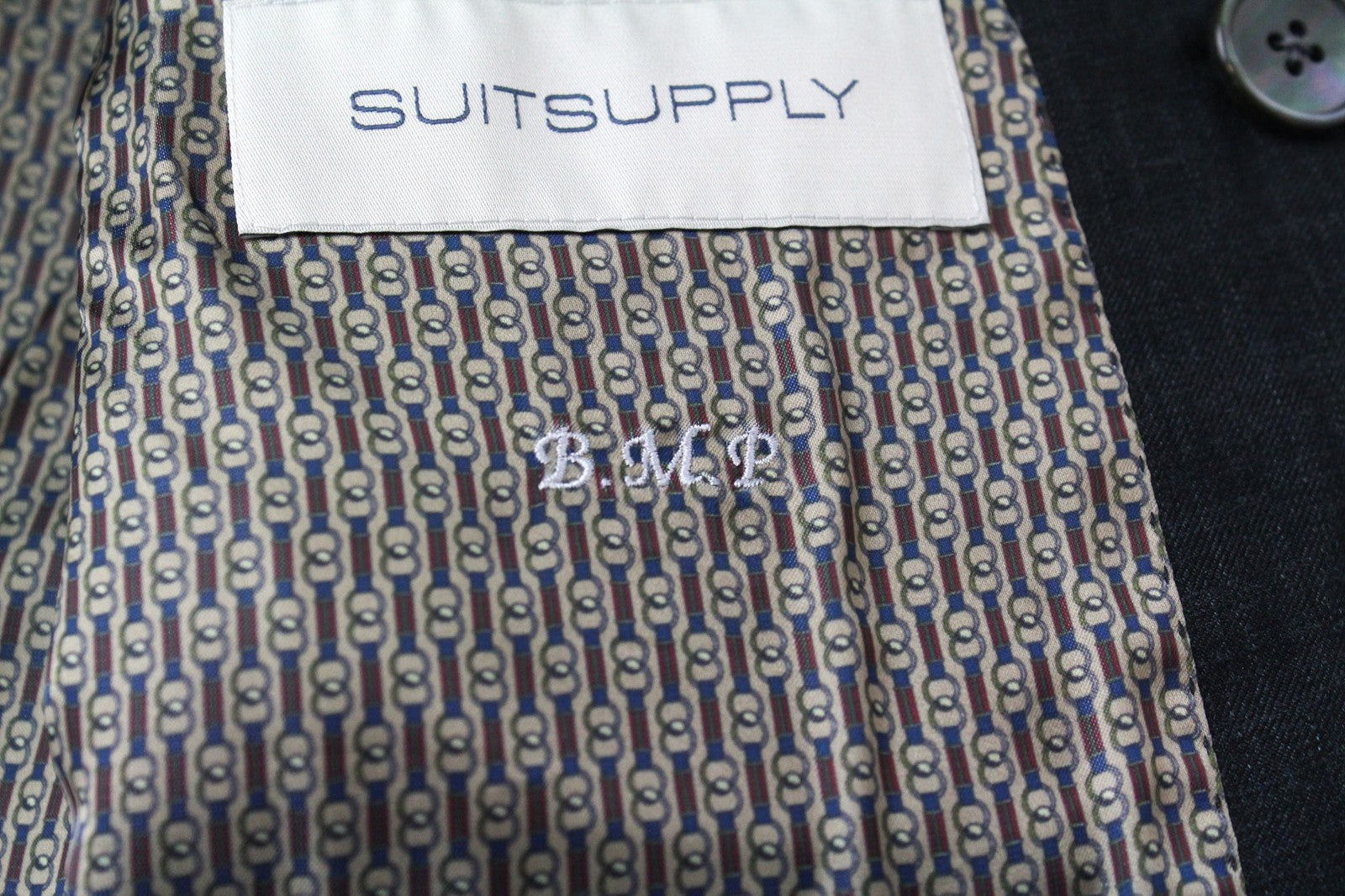 SUITSUPPLY La Spalla Men's Suit UK30R Green Silk Linen 2Pc Slim Cashmere Blend