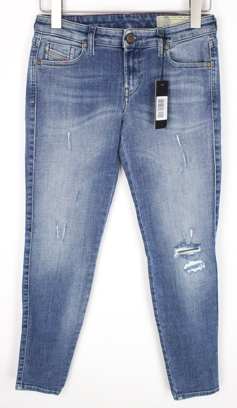 DIESEL Gracey 084GL Women's Jeans W26/L30 Super Slim Stretch Skinny Cotton Blue