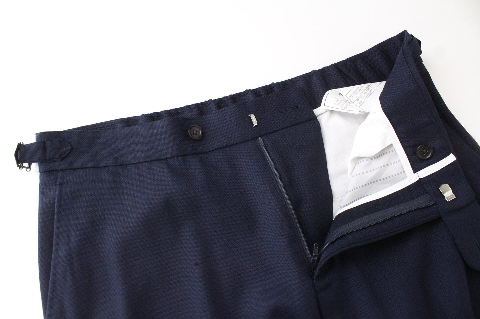 SUITSUPPLY Havana Men's Suit UK38R Blue Wool Stretch Slim 2Pc Formal Single Row