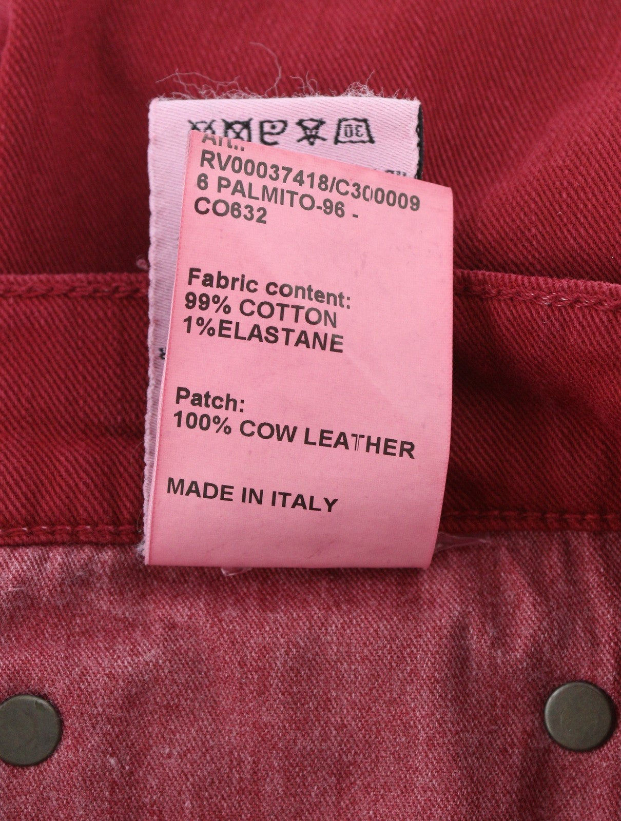 R13 Jane moteriškos kelnės 27 ryškiai raudonos, tamprios, siauros, tiesaus kirpimo, RRP 595 € 