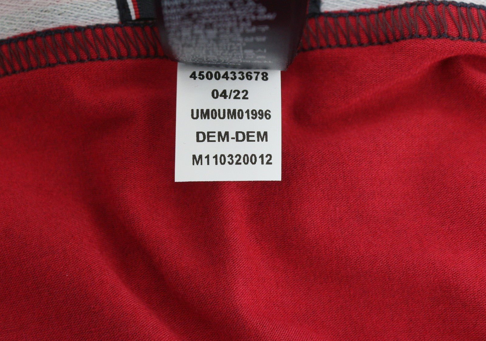 TOMMY HILFIGER vyriški apatiniai S Burgundijos spalvos Trunk ir kojinių komplektas Bokseriai raštuoti 