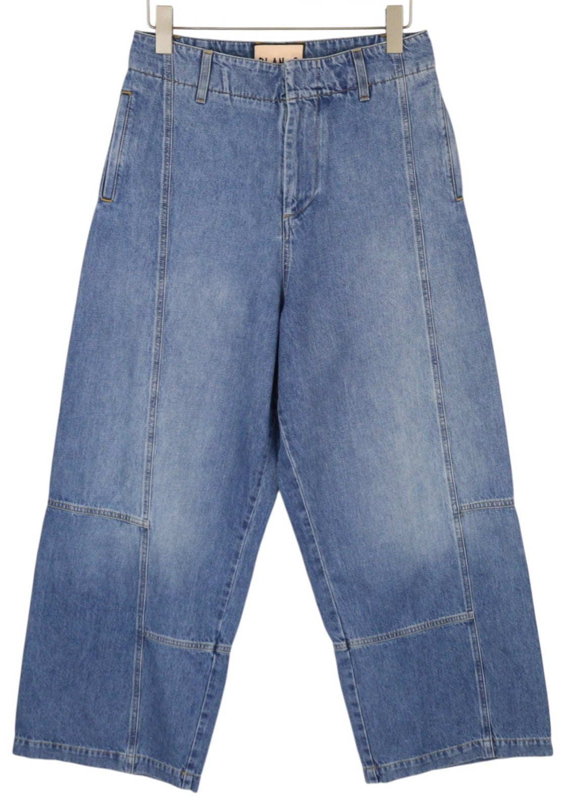 PLAN C moteriški džinsai, 40 dydžio, mėlyni, išblukinti, platūs, tiesaus kirpimo, laisvo kirpimo, rekomenduojama kaina – 529 € 