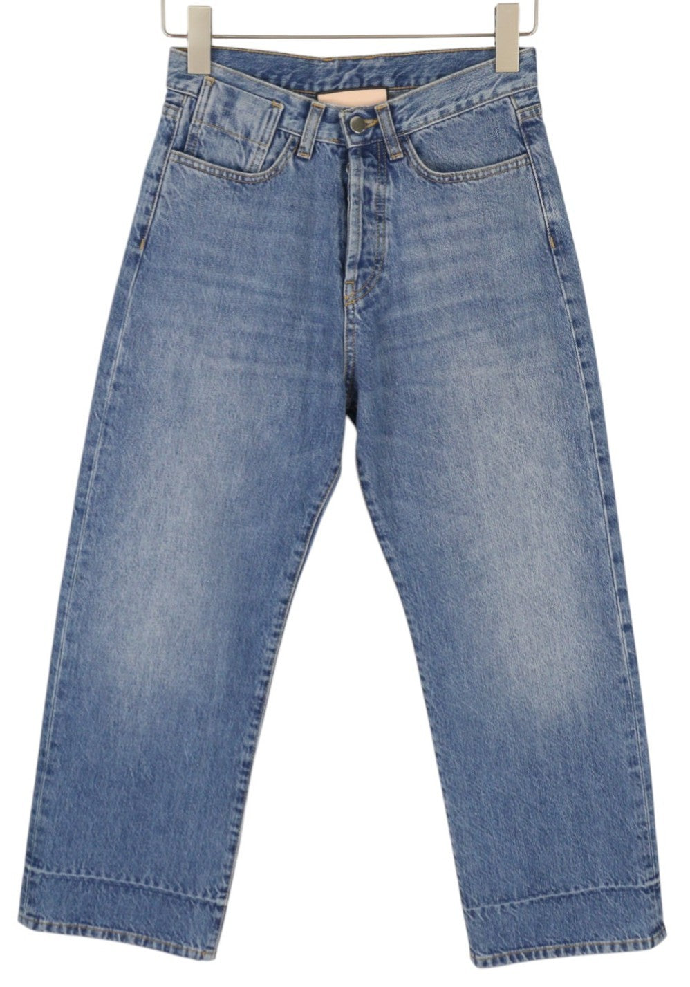 PLAN C moteriški džinsai, 36 dydžio, mėlyni, iki kulkšnies, vidutinio liemens, tiesūs, su sagomis, RMK 440 € 