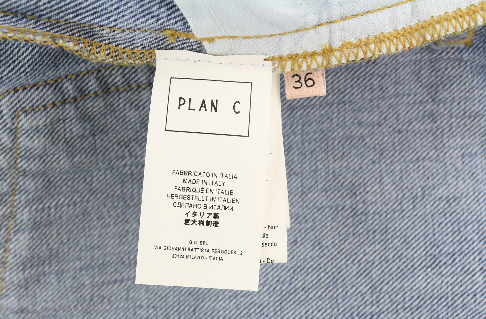 PLAN C moteriški džinsai, 36 dydžio, mėlyni, iki kulkšnies, vidutinio liemens, tiesūs, su sagomis, RMK 440 € 