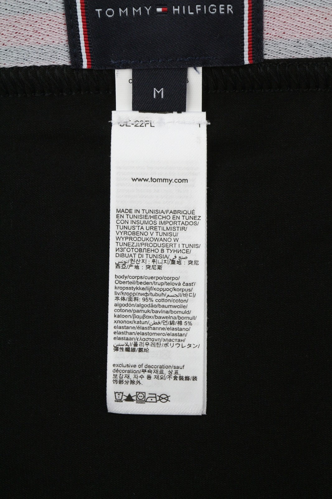 TOMMY HILFIGER vyriški apatiniai M juodi Trunk raštuoti ir kojinių komplektas Bokseriai raštuoti 