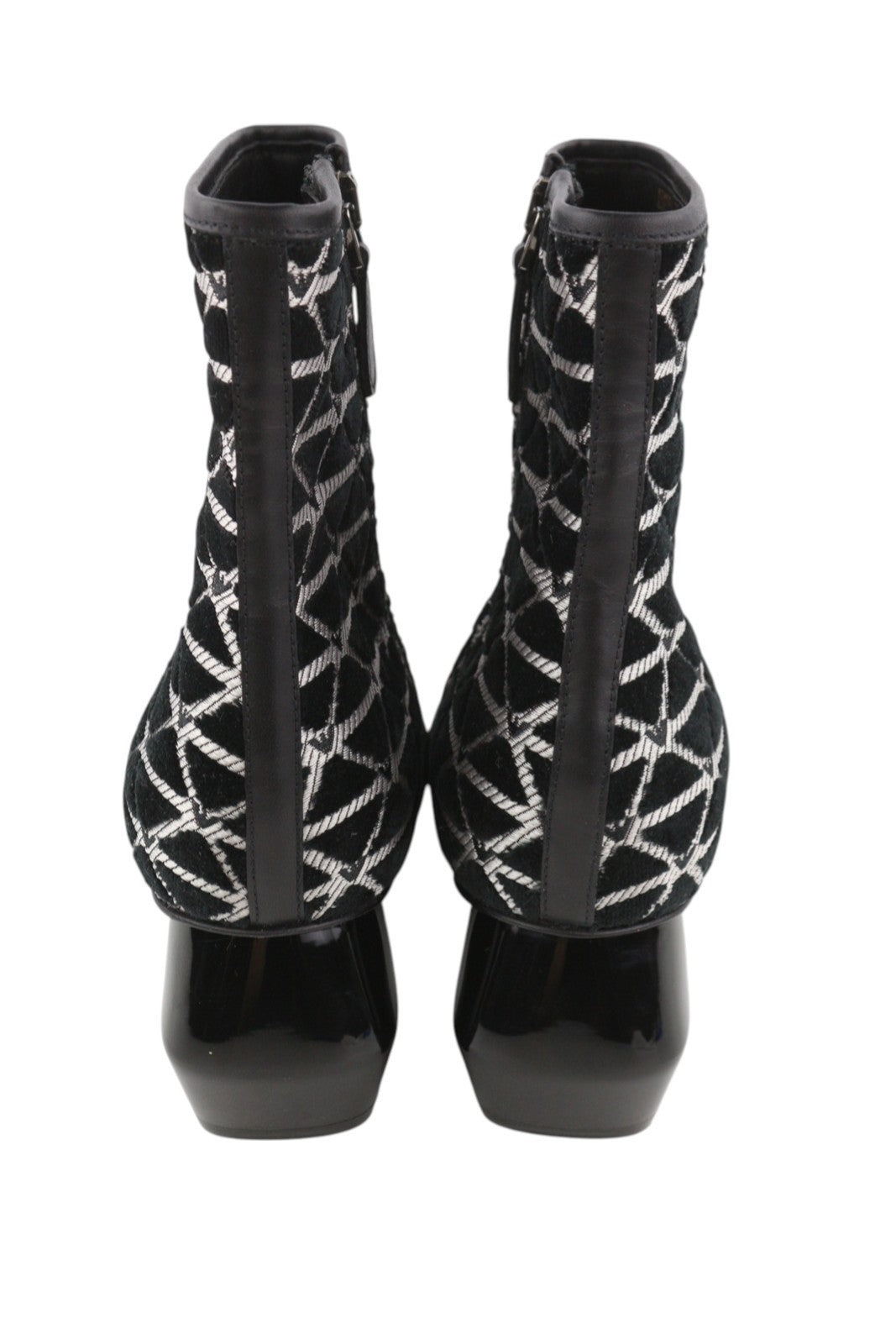 EMPORIO ARMANI X3M294 moteriški aulinukai juodos spalvos, odiniai, su detalėmis, logotipu ir spauda, ​​aukštakulniai 