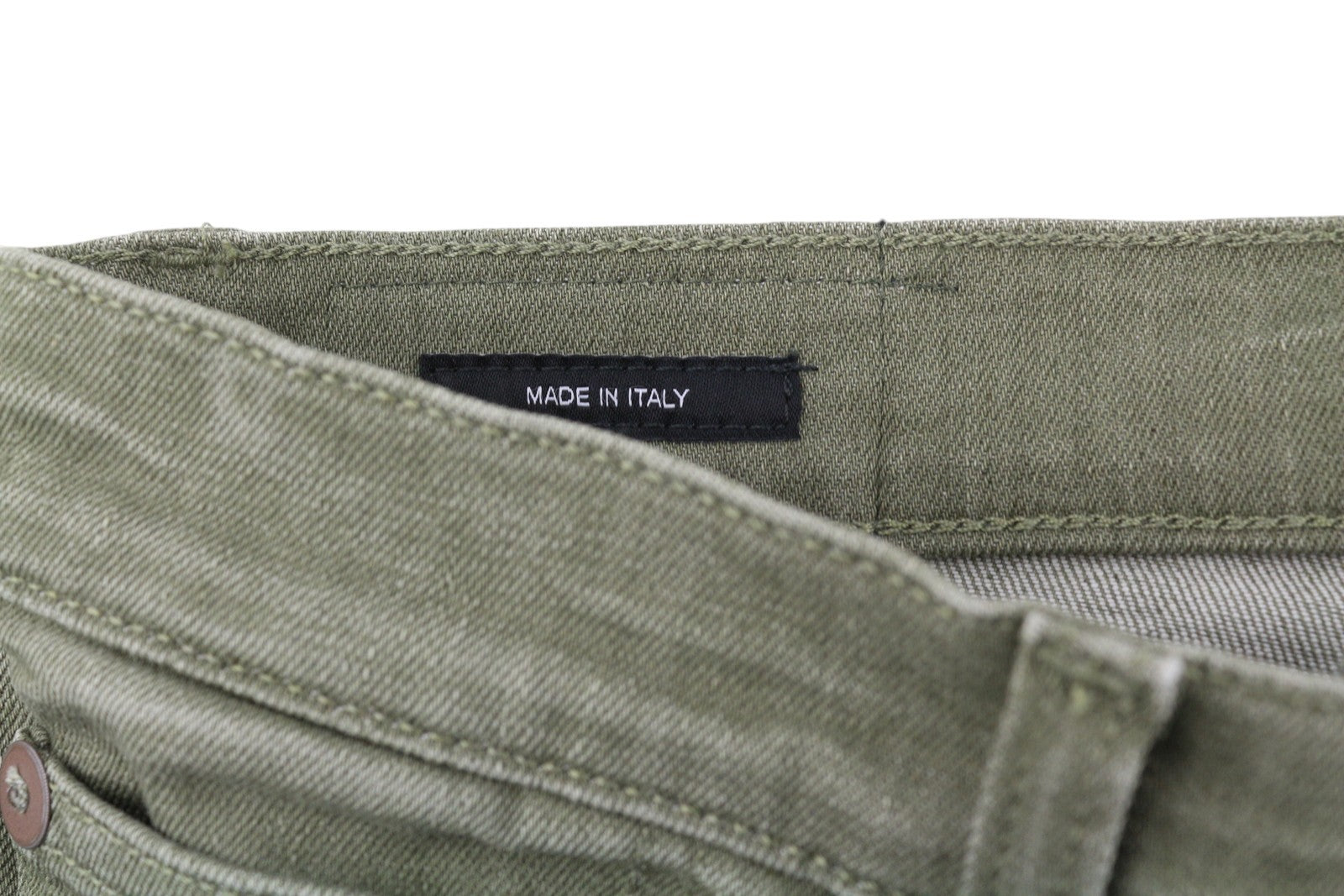 R13 Jane moteriški džinsai, 27, alyvuogių žali, tamprūs, blukinti, aukšta juostele, tiesūs, RMK 549 € 