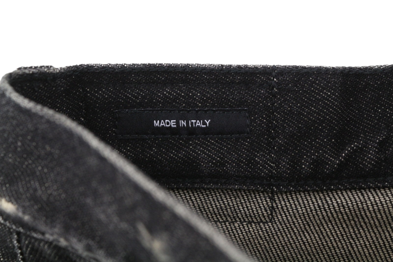 R13 Nauji dvigubi klasikiniai moteriški džinsai 27 Abbey Black su išblukusiu sijonu ir tiesiomis kelnėmis RRP 750 € 