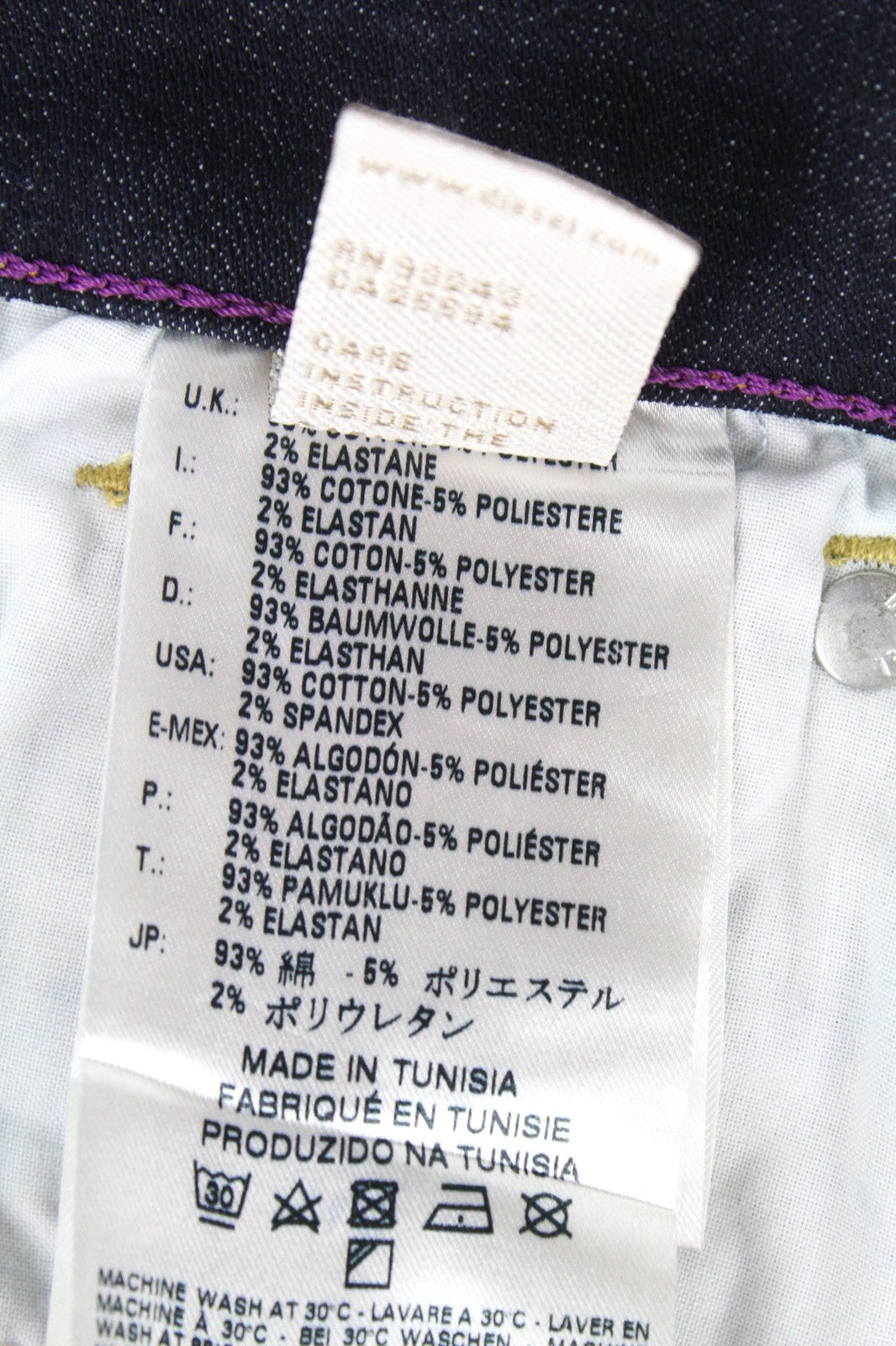 DIESEL Skinzee 0813C moteriški džinsai W26/L32 tamsiai mėlyni itin ploni, aptempti džinsai 