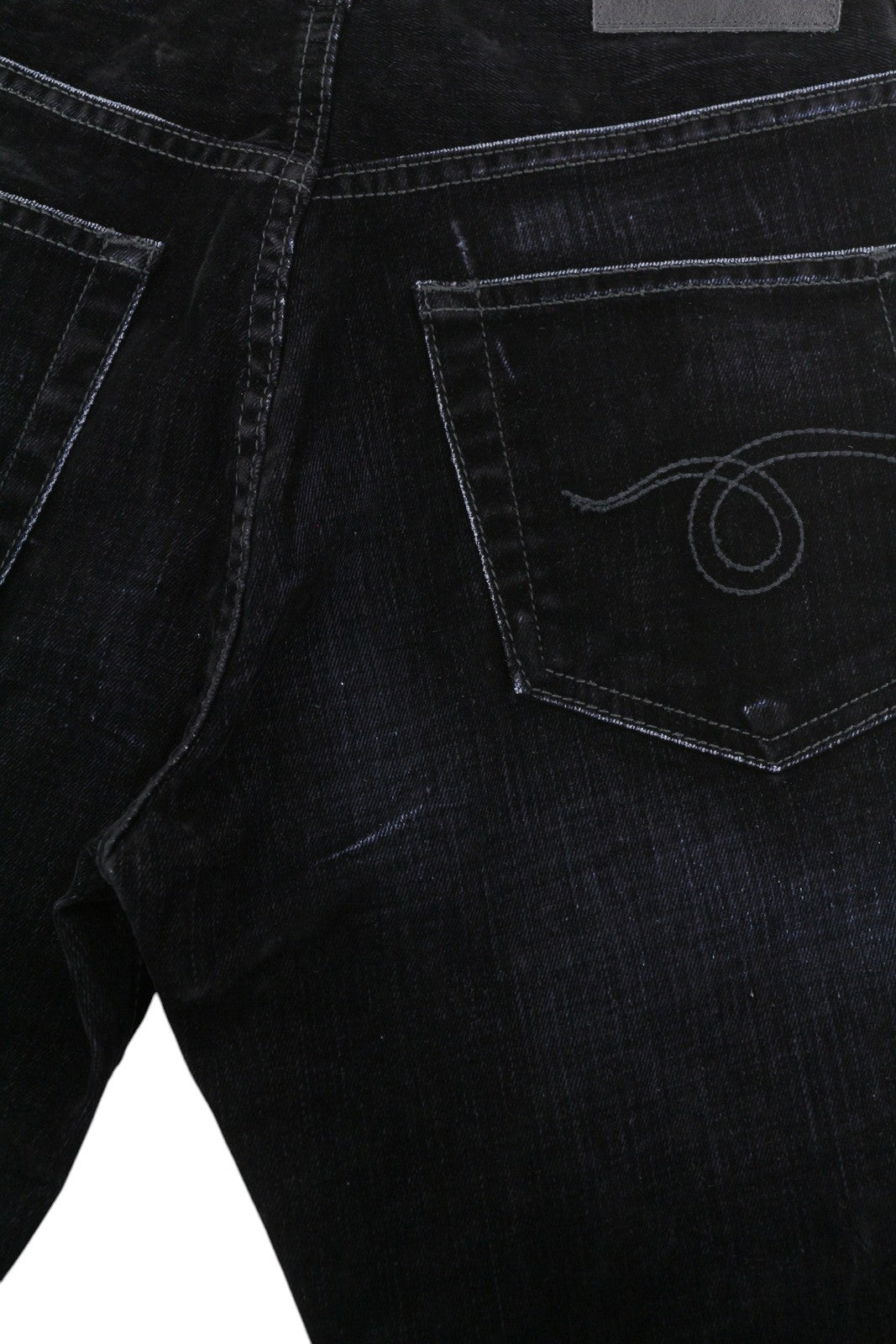 R13 Romeo moteriškos kelnės 24 flokuotomis juodomis aksominėmis trumpomis tiesiomis užtrauktuku iki kulkšnių 