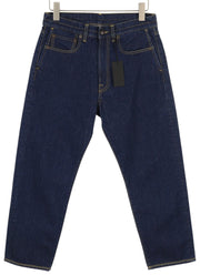 R13 dvigubomis kišenėmis berniukams skirti moteriški džinsai 27 Riley Indigo trumpinti iki kulkšnies, įprasti 