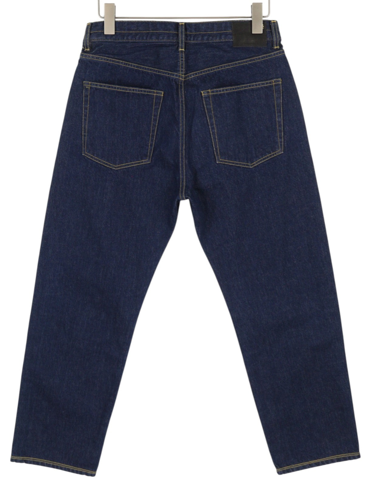 R13 dvigubomis kišenėmis berniukams skirti moteriški džinsai 27 Riley Indigo trumpinti iki kulkšnies, įprasti 