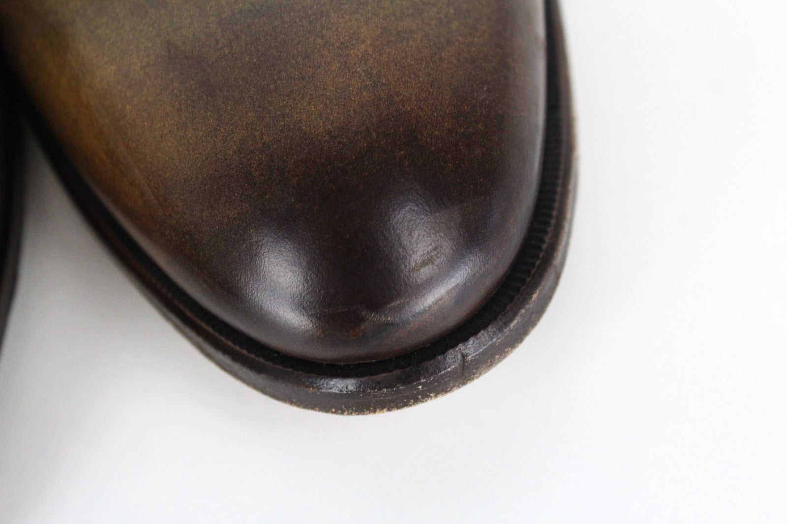 SUITSUPPLY Men's Formal Shoes EU43 Brown Buckled Leather Low-Top Dress