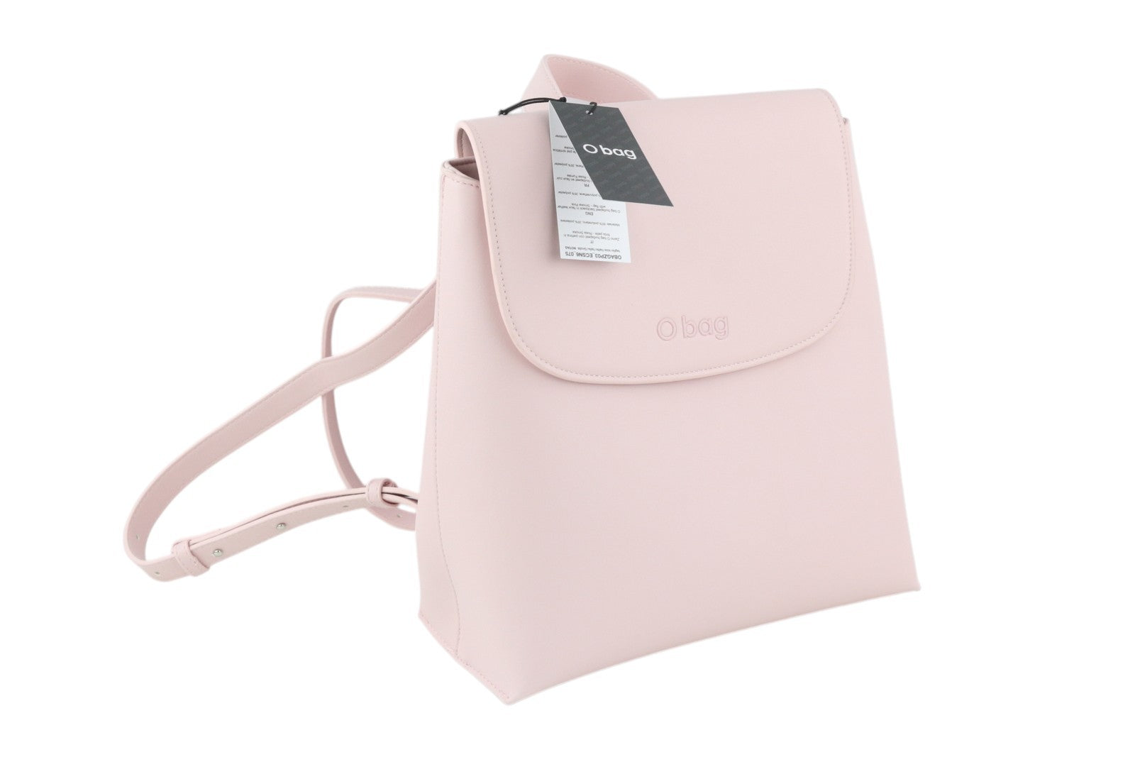 O BAG Zaino moteriškas krepšys OS šviesiai rožinis su dviem rankenomis ir magnetiniu užsegimu 