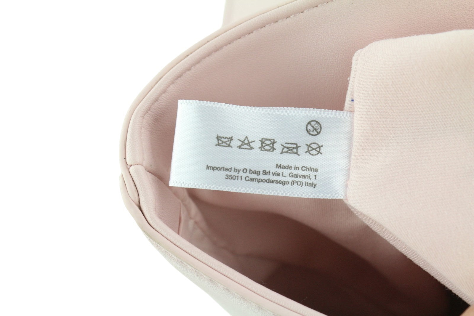 O BAG Zaino moteriškas krepšys OS šviesiai rožinis su dviem rankenomis ir magnetiniu užsegimu 