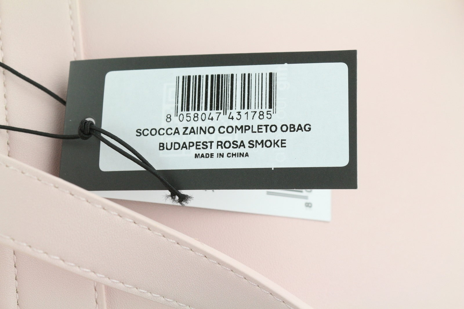 O BAG Zaino moteriškas krepšys OS šviesiai rožinis su dviem rankenomis ir magnetiniu užsegimu 