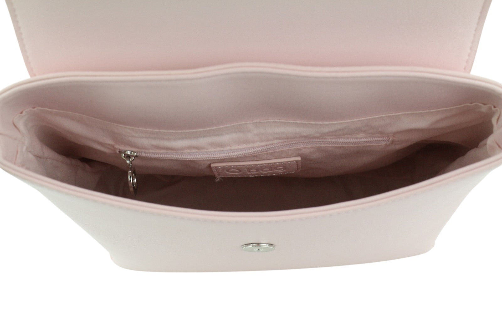 O BAG Zaino moteriškas krepšys OS šviesiai rožinis su dviem rankenomis ir magnetiniu užsegimu 