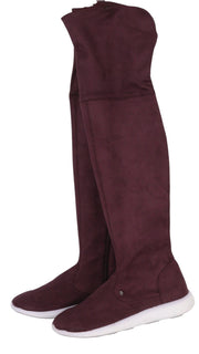 ARMANI EXCHANGE moteriški bateliai, 37 dydžio, bordo spalvos, zomšiniai, odiniai, migdolų spalvos, iki kelių. 