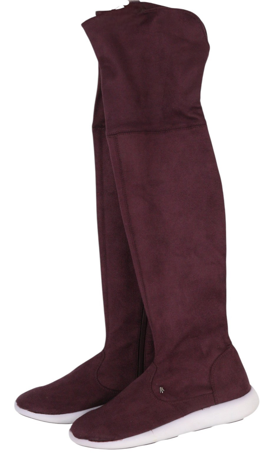 ARMANI EXCHANGE moteriški bateliai, 37 dydžio, bordo spalvos, zomšiniai, odiniai, migdolų spalvos, iki kelių. 