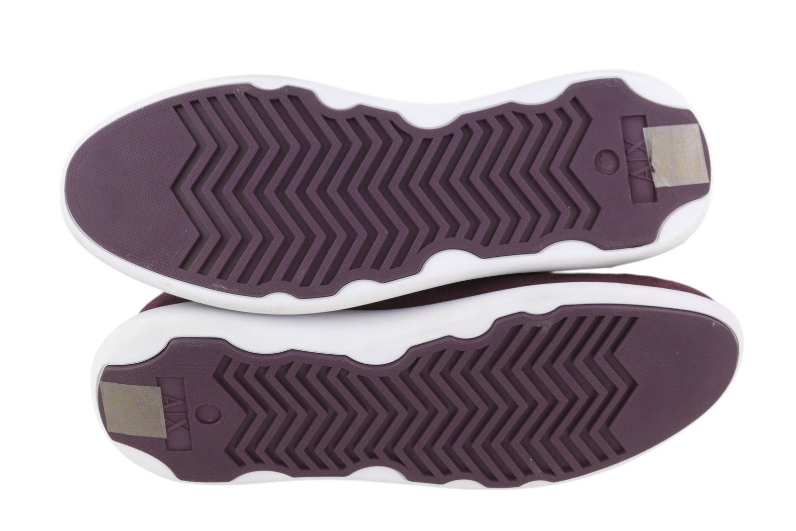 ARMANI EXCHANGE moteriški bateliai, 37 dydžio, bordo spalvos, zomšiniai, odiniai, migdolų spalvos, iki kelių. 