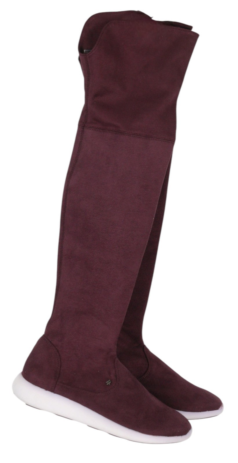 ARMANI EXCHANGE moteriški bateliai, 37 dydžio, bordo spalvos, zomšiniai, odiniai, migdolų spalvos, iki kelių. 