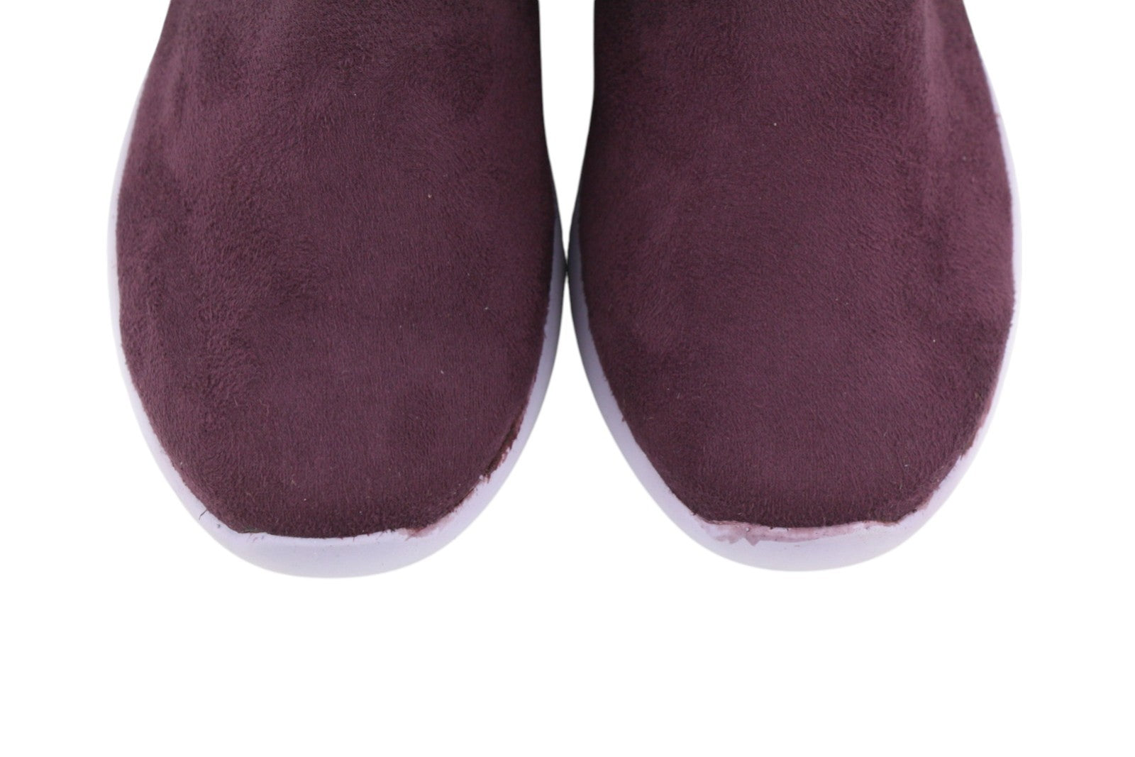 ARMANI EXCHANGE moteriški bateliai, 37 dydžio, bordo spalvos, zomšiniai, odiniai, migdolų spalvos, iki kelių. 