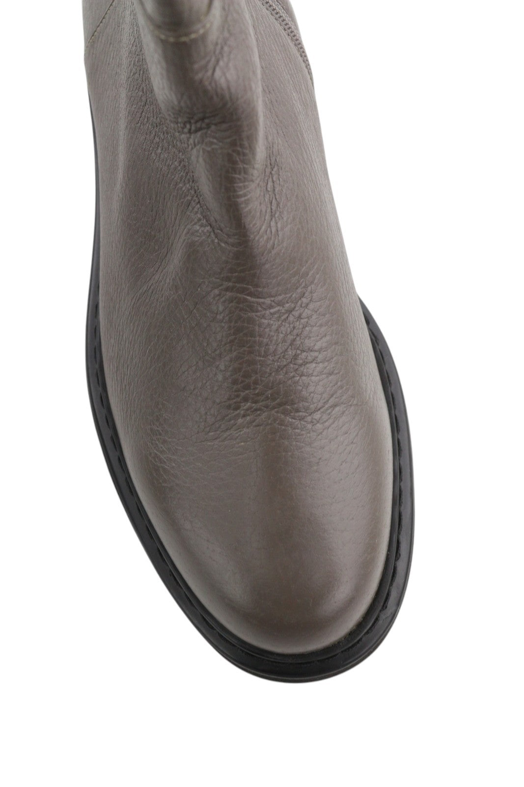 EMPORIO ARMANI X3N151 moteriški aulinukai pilki odiniai užtrauktukai iki vidurio viršutinio migdolų nosies 