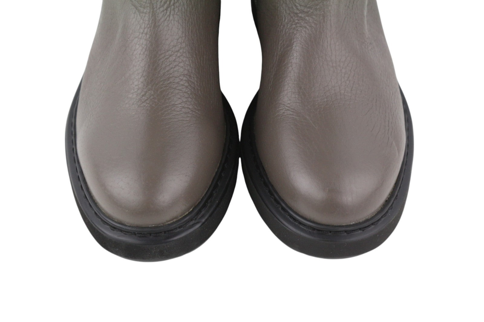 EMPORIO ARMANI X3N151 moteriški aulinukai pilki odiniai užtrauktukai iki vidurio viršutinio migdolų nosies 