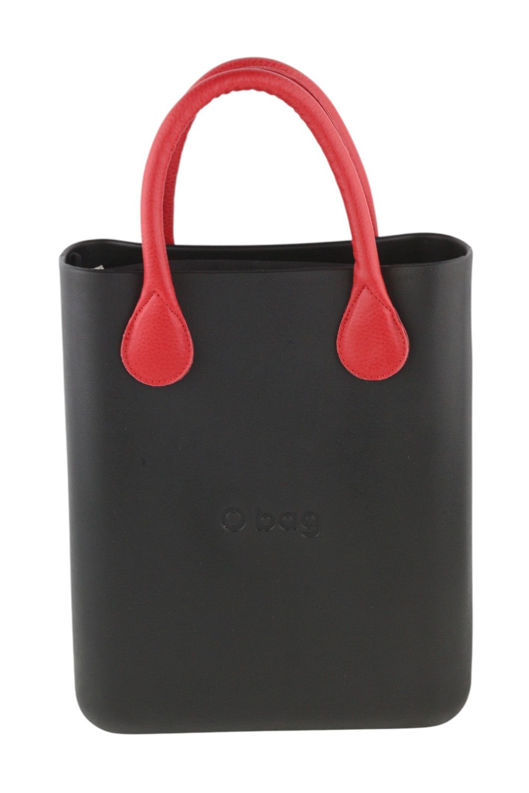 O BAG Chic moteriškas krepšys OS juodas tekstūruotas raštuotas priekis su vidiniu krepšio logotipu 