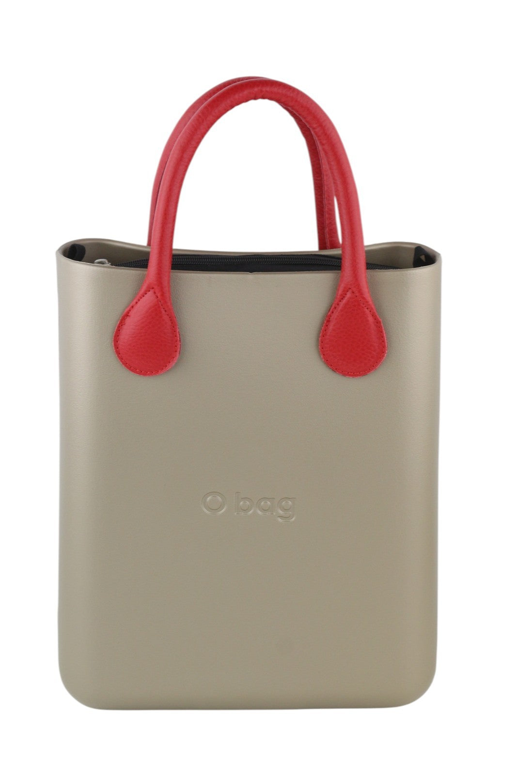 O BAG Chic moteriškas krepšys OS rudos spalvos, su dviem rankenomis ir kvadratiniu vidiniu krepšiu 