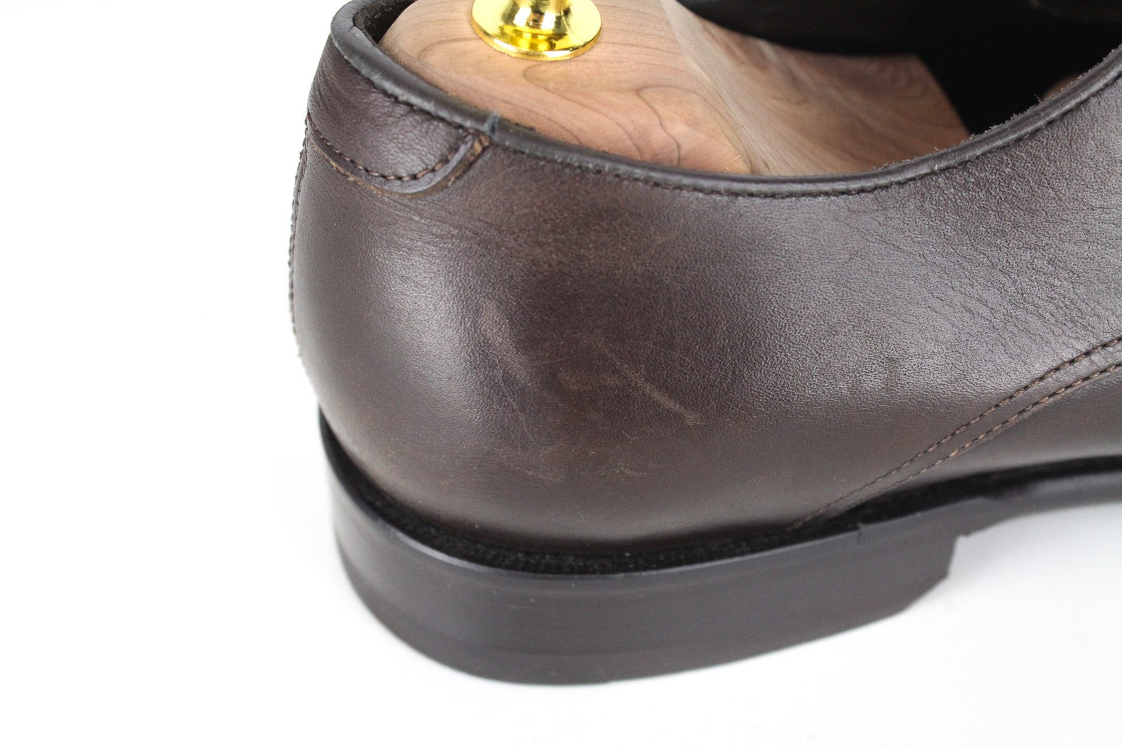 SUITSUPPLY Men's Shoes EU42 Dark Brown Leather Blake Oxford Lace-Up