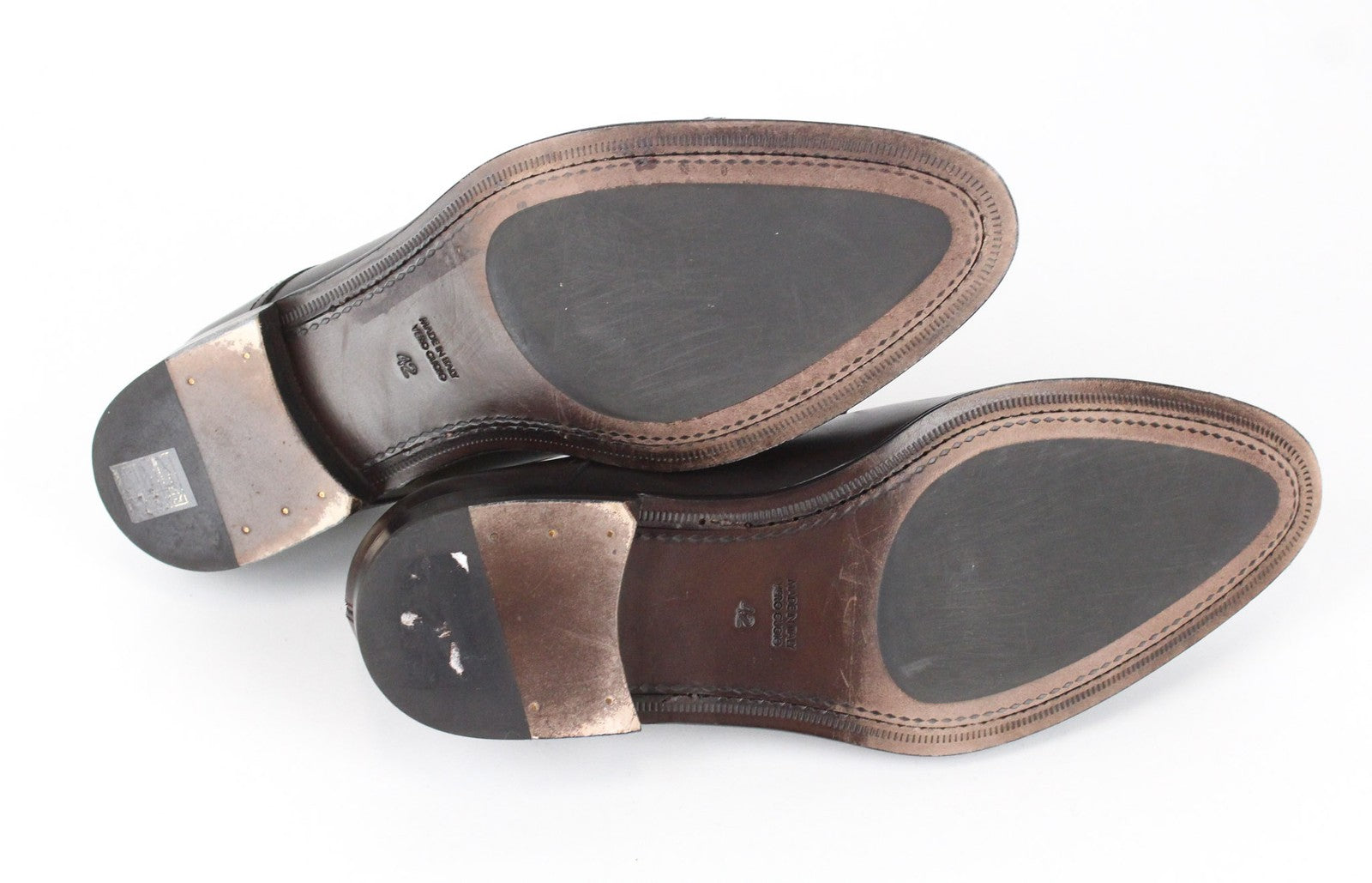 SUITSUPPLY Men's Shoes EU42 Dark Brown Leather Blake Oxford Lace-Up