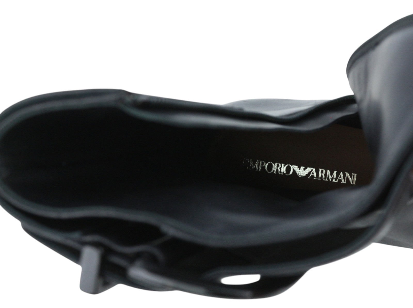 EMPORIO ARMANI moteriški bateliai, 37 €, juodos odos, smaili nosis, užtrauktukas, iki kulkšnies. 