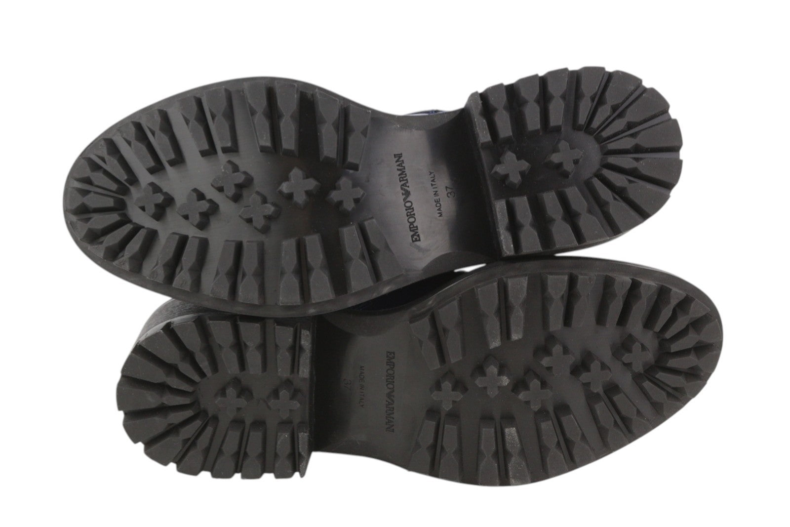 EMPORIO ARMANI moteriški aulinukai, 37 dydis, mėlyna odinė, su sagtimi, suvarstomi, užtrauktuku, vidutinio ūgio. 