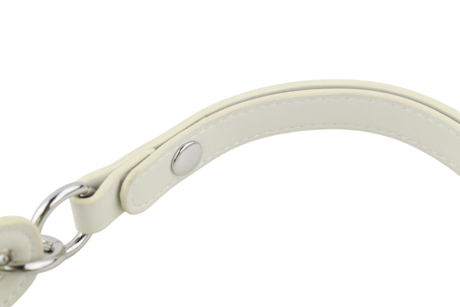 O BAG Ginevra moteriškas krepšys OS baltas su magnetiniu užsegimu, pamušalu, nešiojimui per petį, laisvalaikiui 