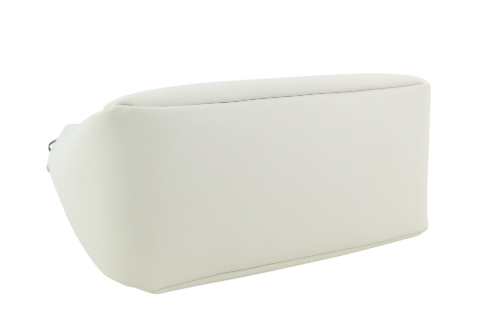 O BAG Ginevra moteriškas krepšys OS baltas su magnetiniu užsegimu, pamušalu, nešiojimui per petį, laisvalaikiui 