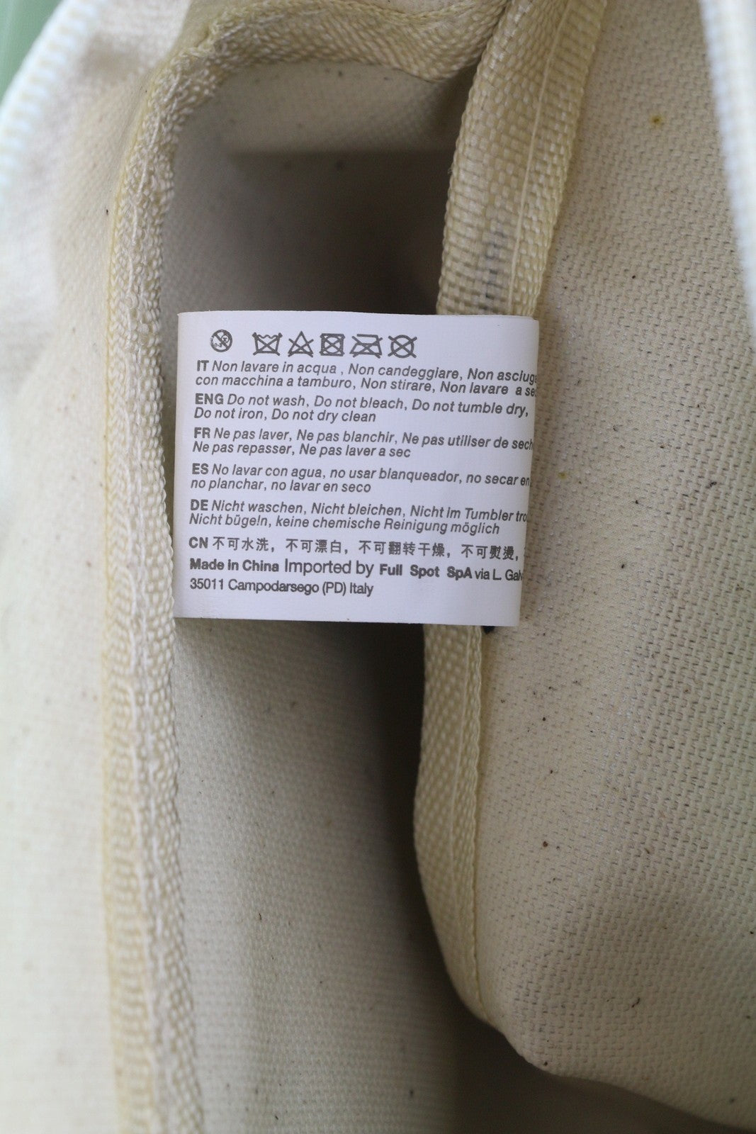 O BAG Mini moteriškas krepšys OS šviesiai žalias su dvigubomis vidinėmis rankenomis, logotipas, laisvalaikio stiliaus 