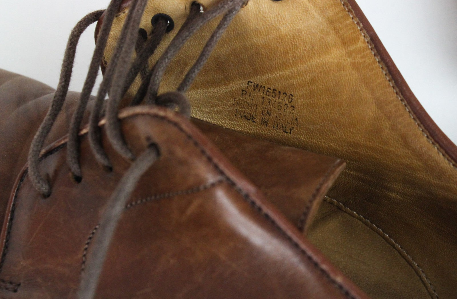 SUITSUPPLY Men's Shoes EU42 Mid Brown Blake Oxford Pure Calf Leather