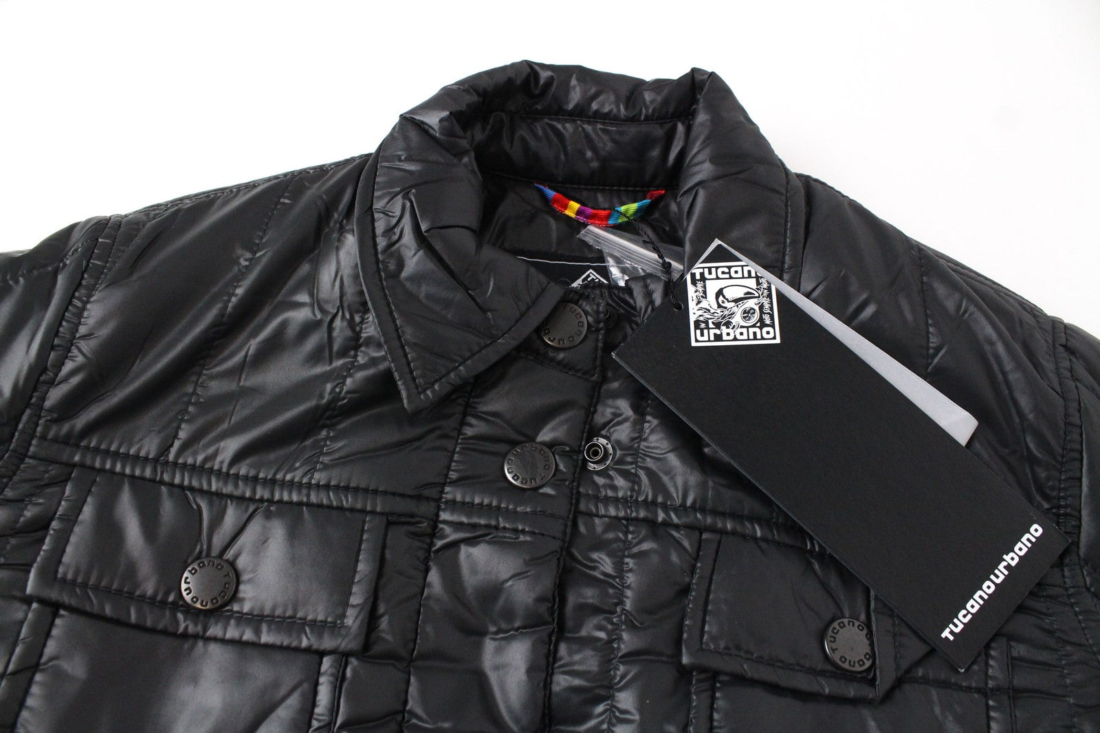 TUCANO URBANO Rudy XS moteriška motociklo striukė, juoda, vandeniui atspari 