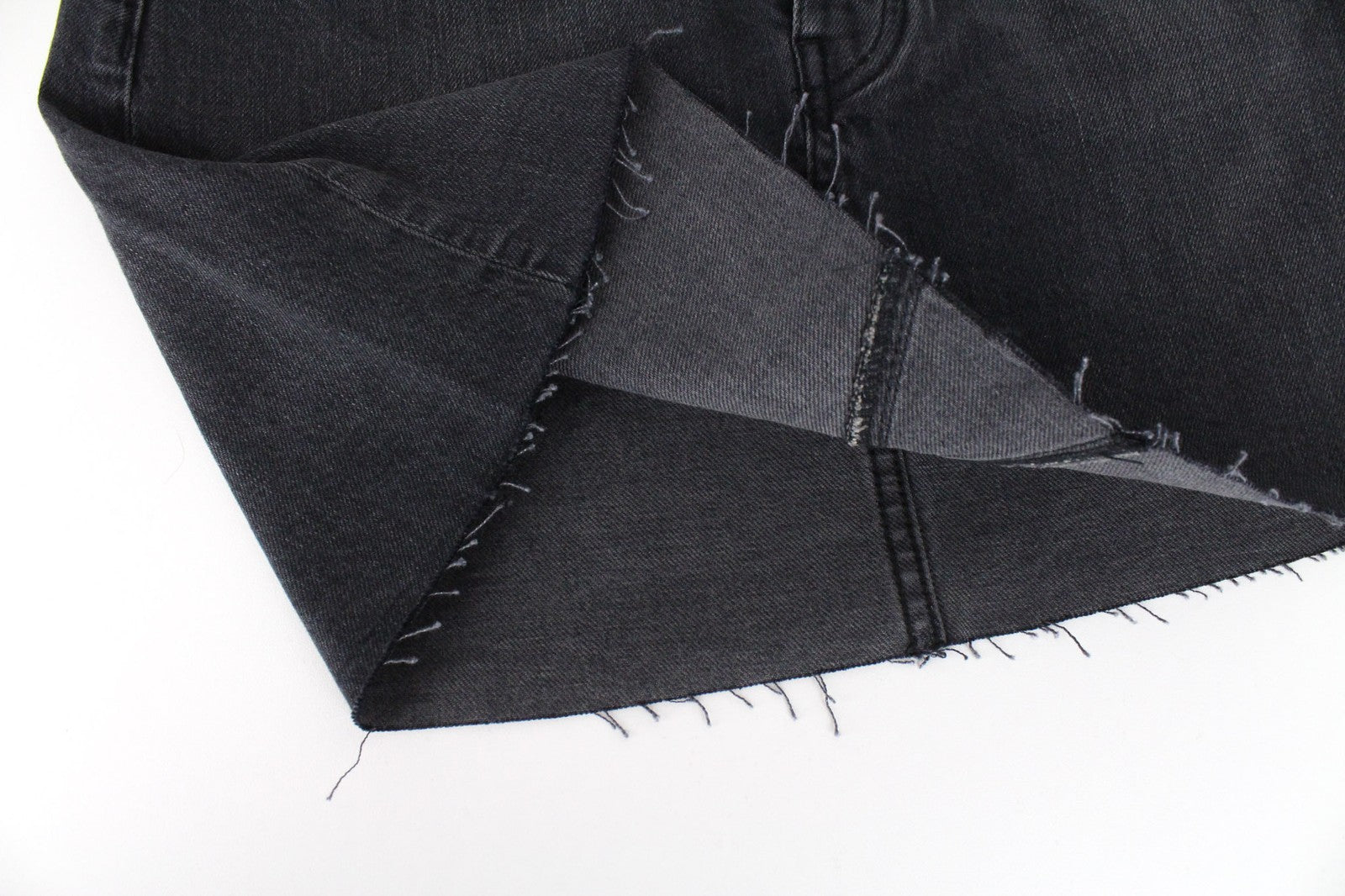 DENHAM Pearl moteriškas sijonas W26 aptemptas mini juodas, netamprus 