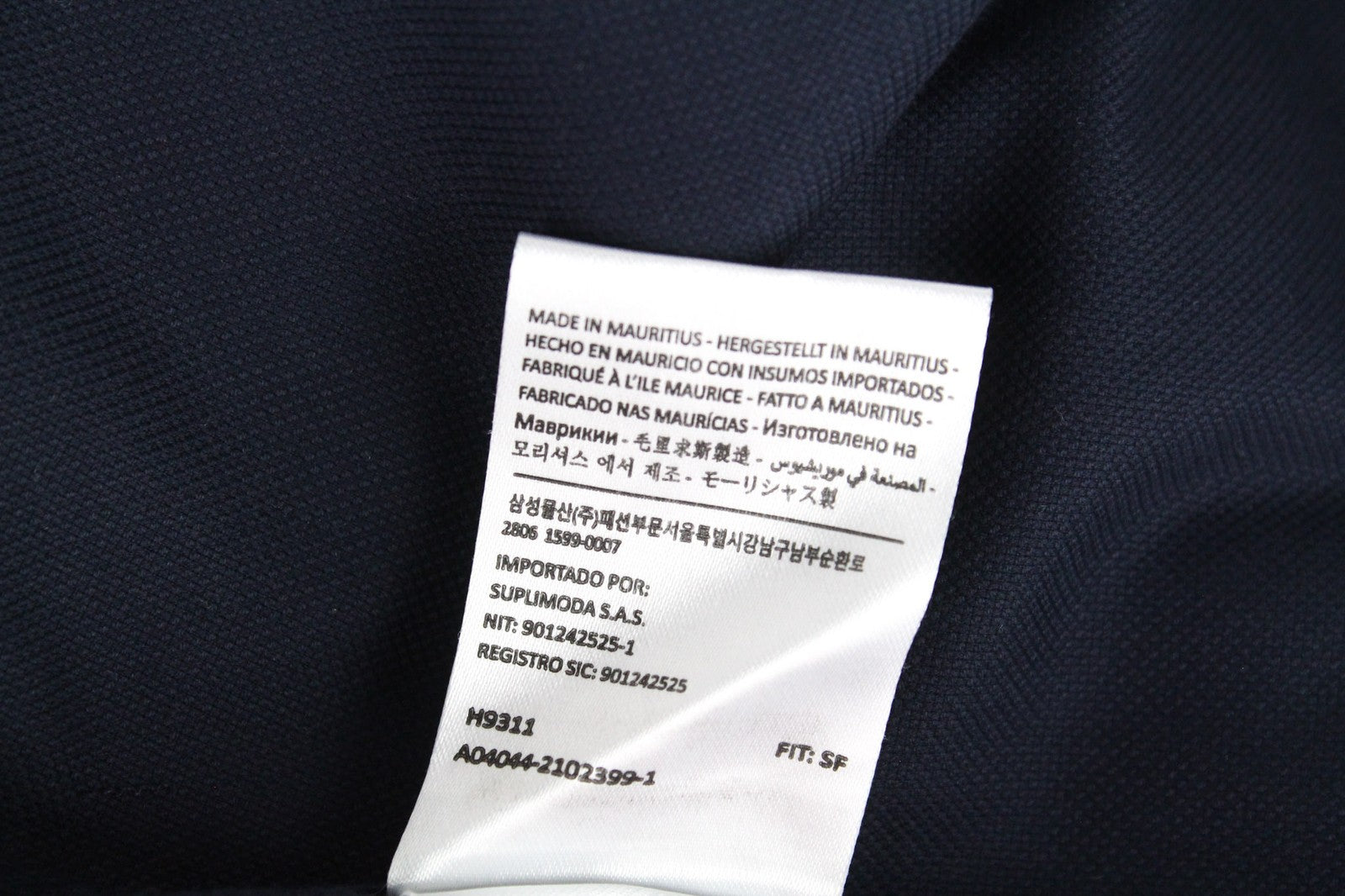 „SUITSUPPLY Traveller“ vyriški marškinėliai, 36/14, ploni, tamsiai mėlyni, medvilniniai ilgomis rankovėmis 