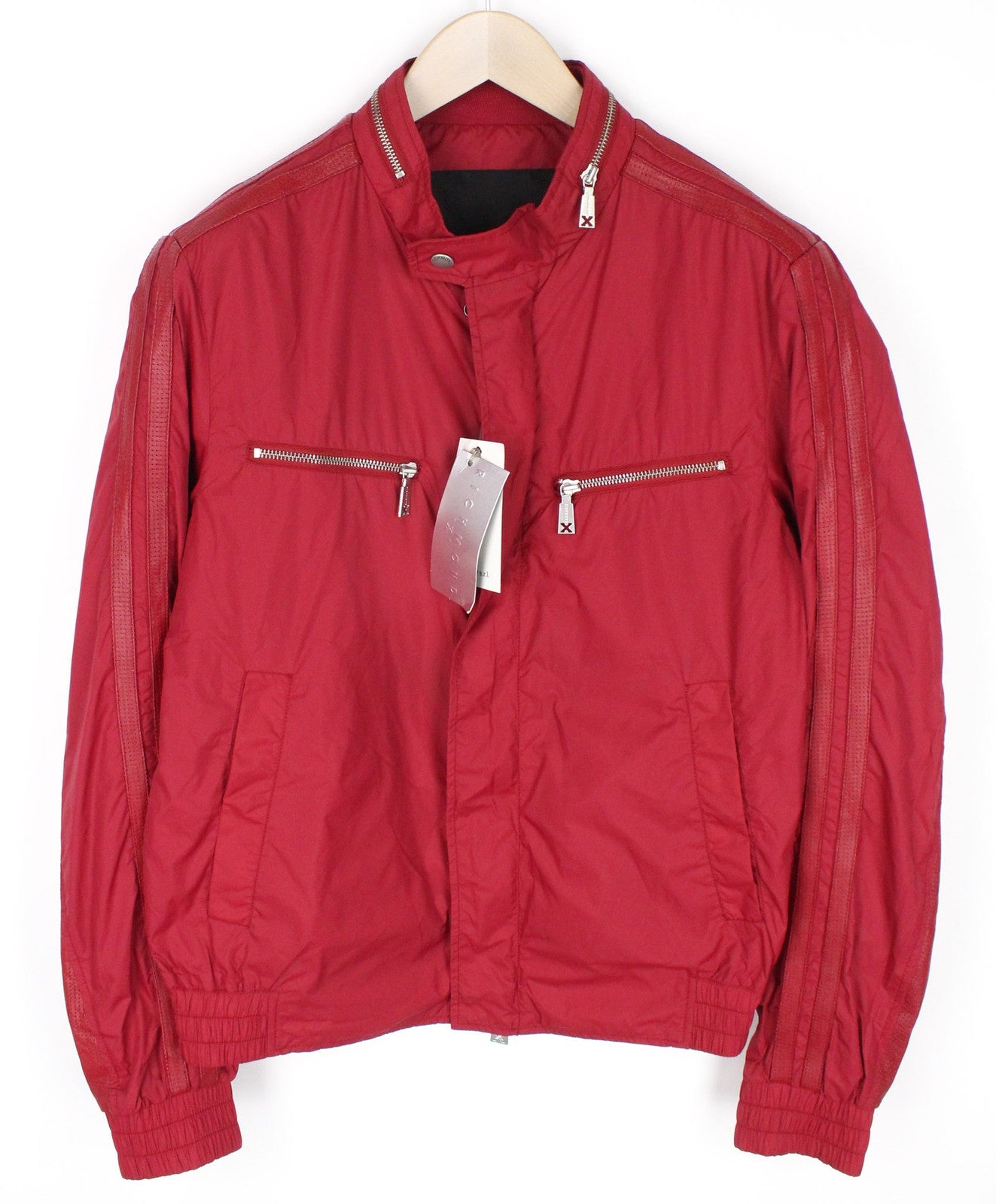 RICHMOND Men's Jacket IT50 Red Lightweight Zip Softshell Outerwear