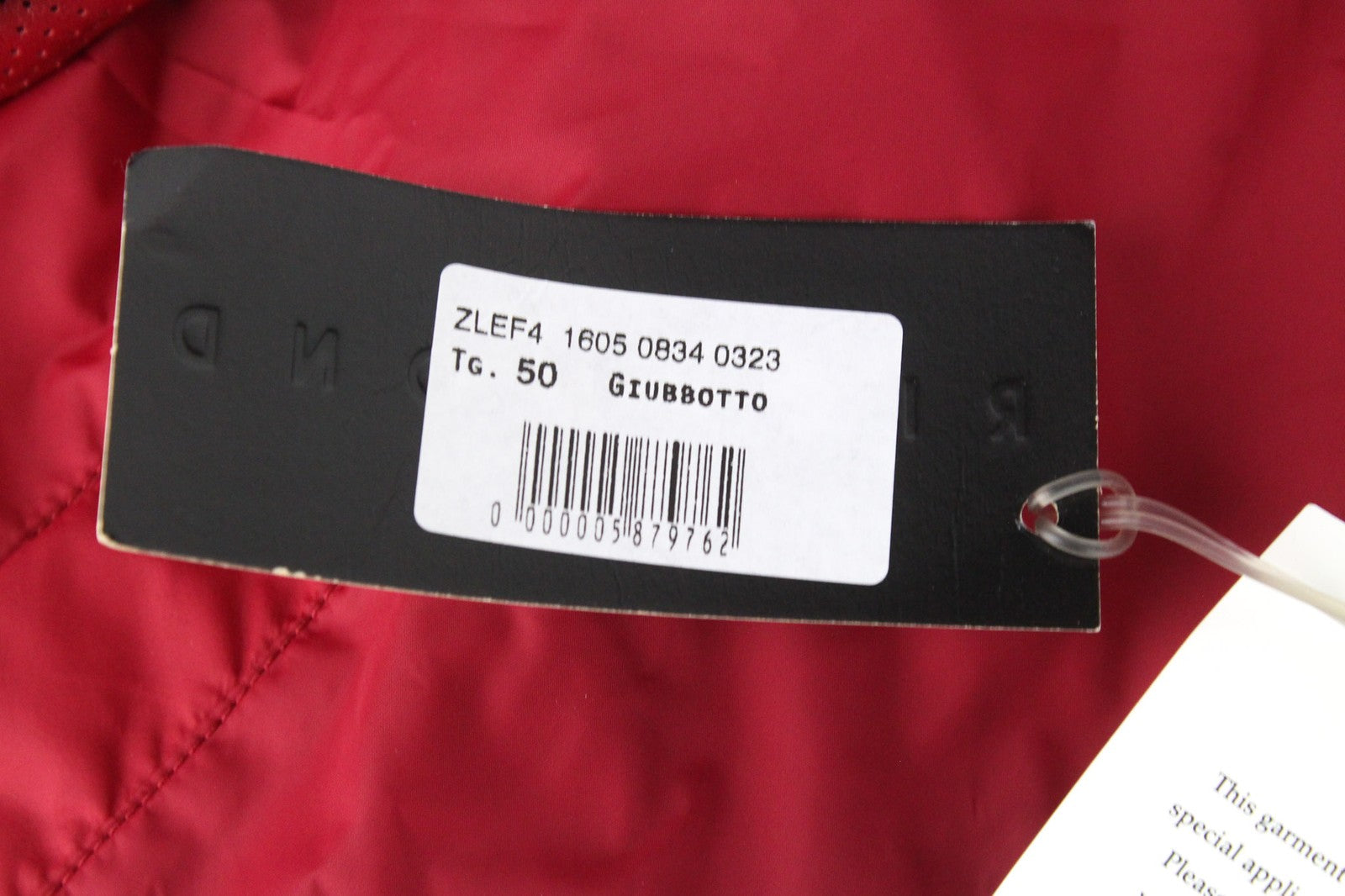 RICHMOND Men's Jacket IT50 Red Lightweight Zip Softshell Outerwear