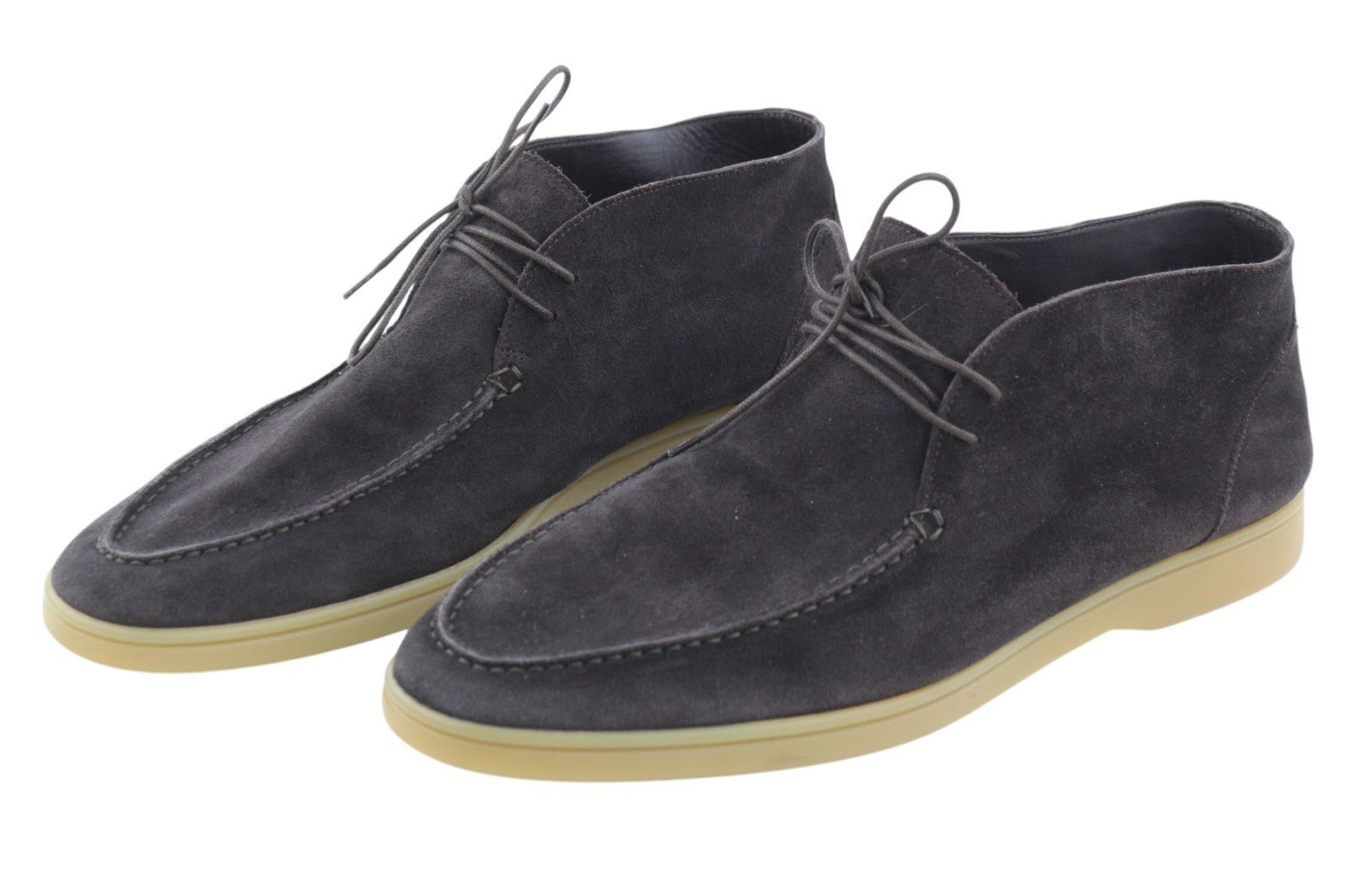 SUITSUPPLY vyriški batai EU44 rudi chukka su raišteliais, aukštakulniai, odiniai, zomšiniai 