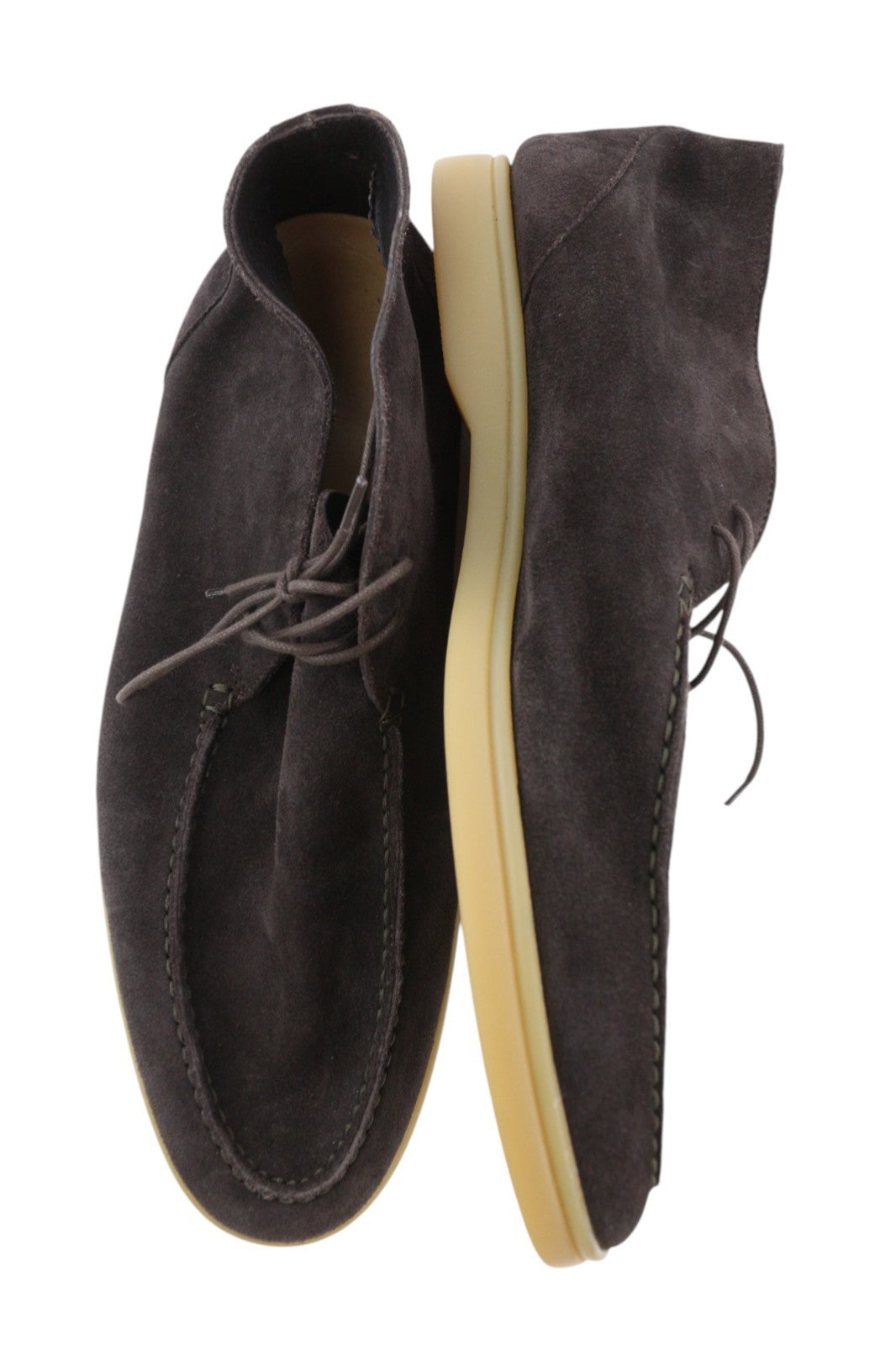 SUITSUPPLY vyriški batai EU44 rudi chukka su raišteliais, aukštakulniai, odiniai, zomšiniai 