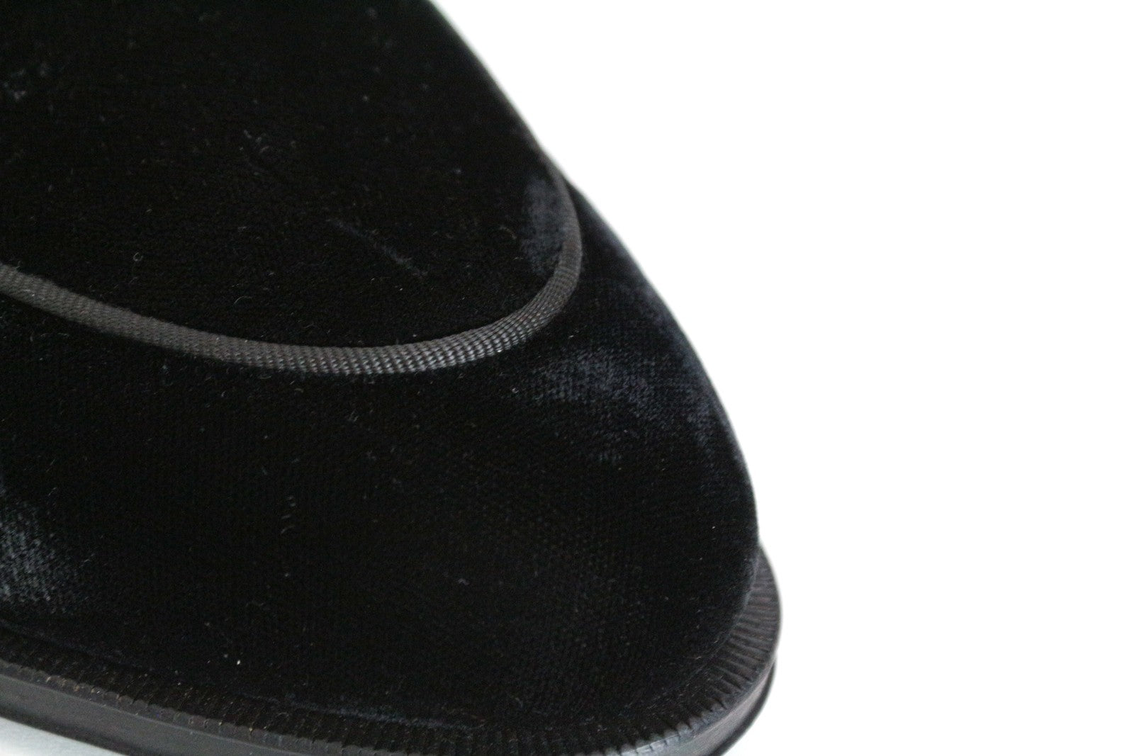 SUITSUPPLY vyriški juodi aksominiai mokasinai su užsegamais įmaunamiais, EU41 dydis, oficialus smokingas 