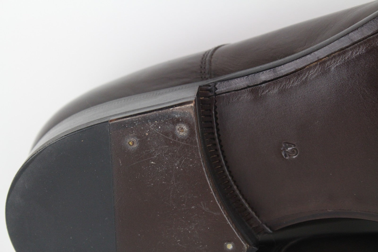 SUITSUPPLY vyriški rudi odiniai klasikiniai žemakulniai bateliai su raišteliais, dydis EU42 